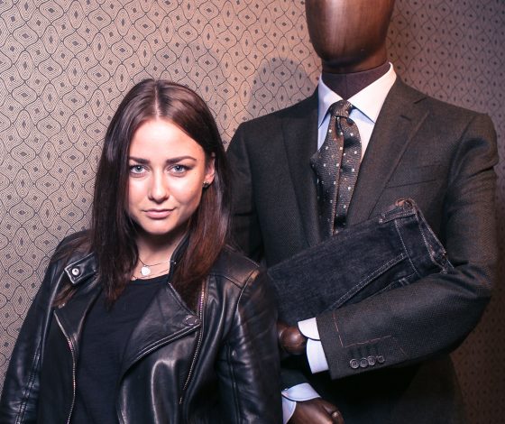 Ингрид Олеринская на открытии бутика Ferutdin Zakirov