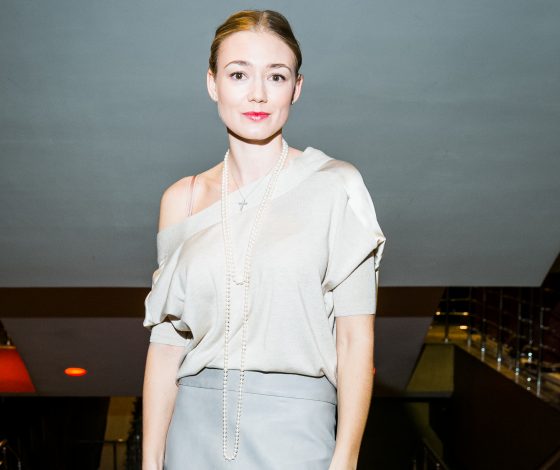 Оксана Акиньшина на премьере фильма «СуперБобровы»