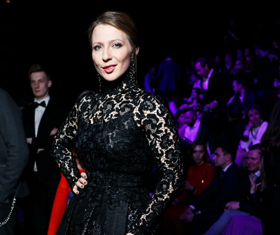MBFW: Яна Чурикова на показе Igor Gulyaev