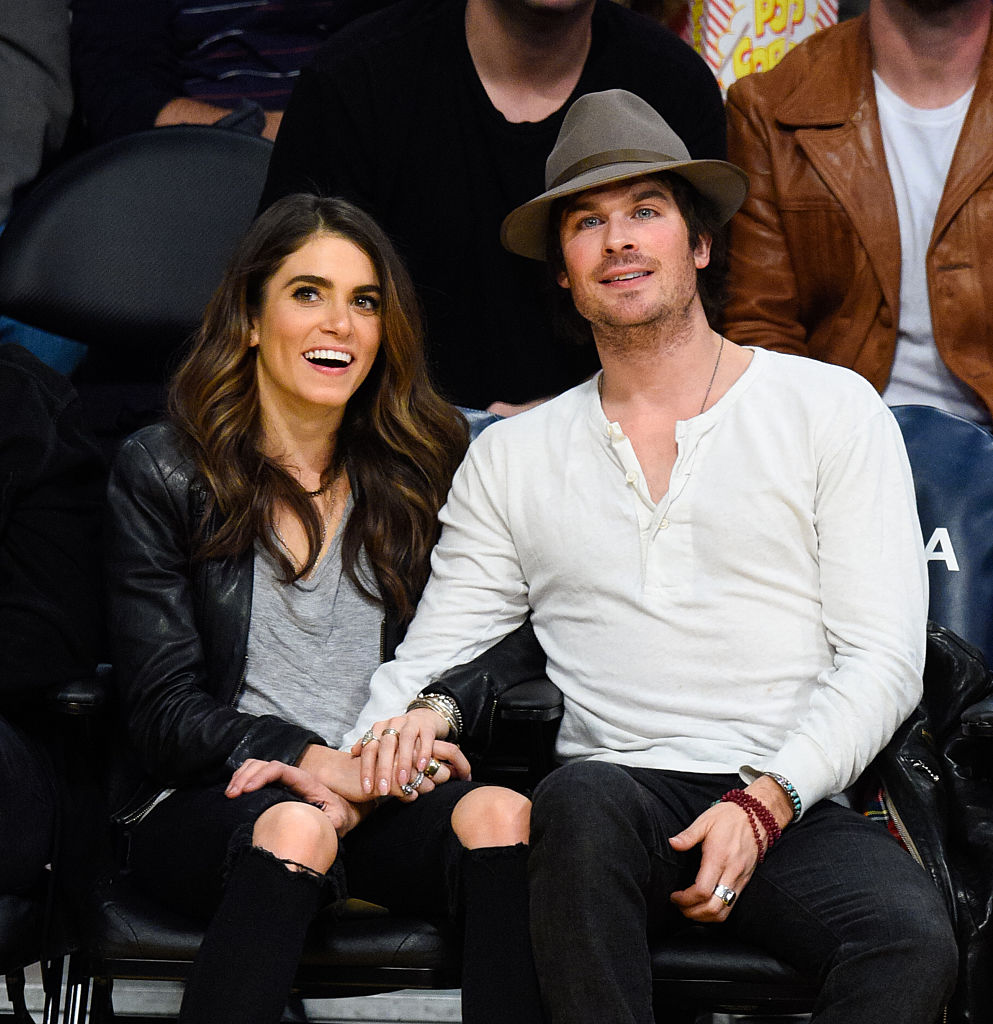 Celebrities At The Los Angeles Lakers Game