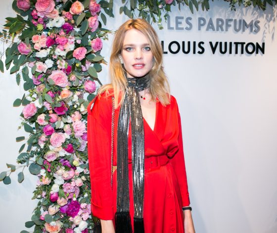 Водянова, Рудковская и Перминова на запуске парфюмерной линии Louis Vuitton