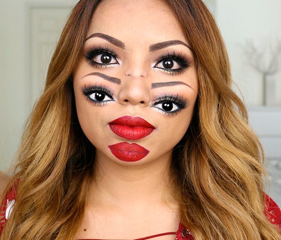 Шокирующий макияж для особого случая
