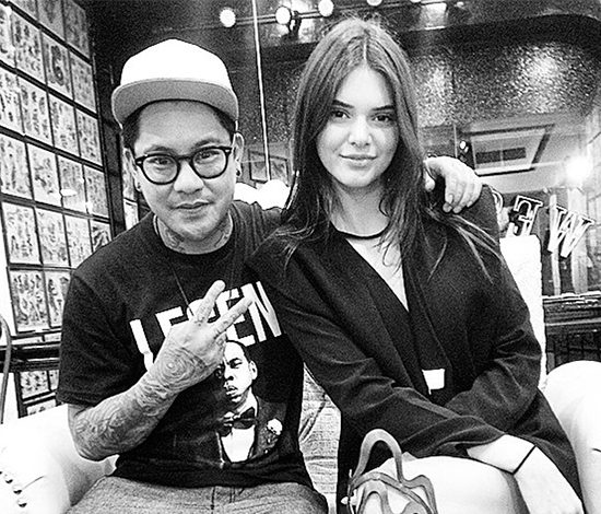 Минималистичные татуировки от мастера Кендалл Дженнер