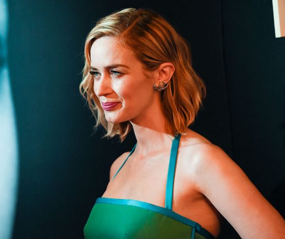 Эмили Блант на премьере фильма «Девушка в поезде»