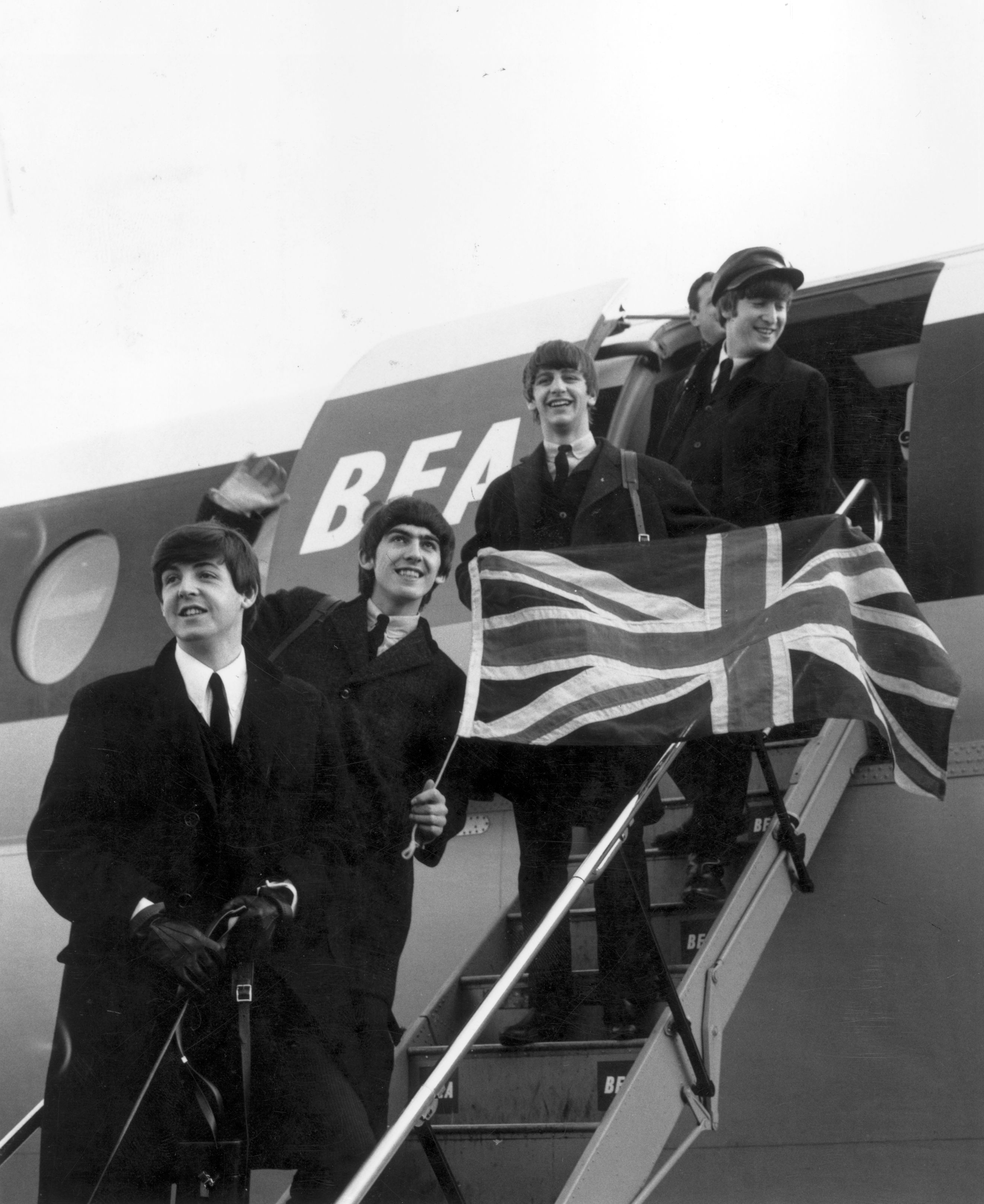 Beatles And Flag