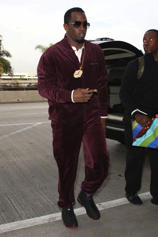P Diddy (46) в споритвном костюме Adidas, $170 (10710 р.)