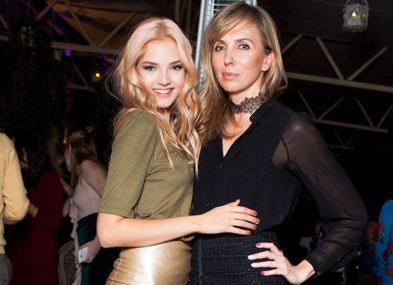 Кафельникова, Бондарчук, Мыскина на вечеринке по случаю открытия «Кубка Кремля»