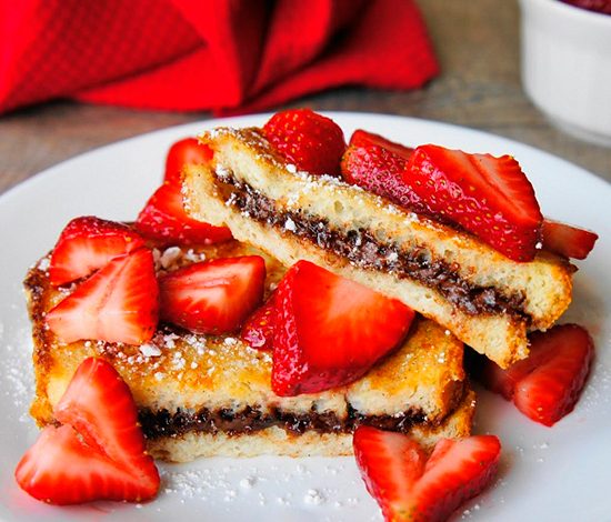 Простой рецепт французского тоста с Nutella