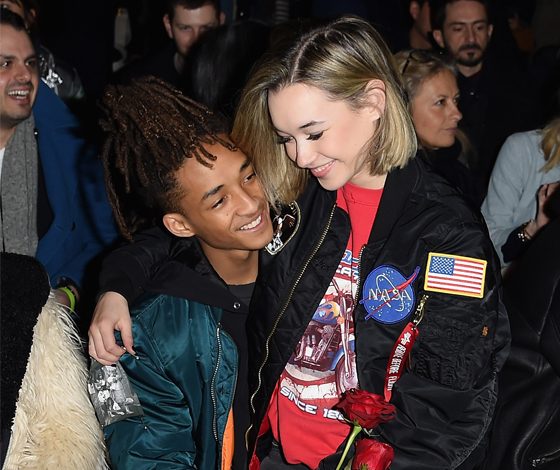 Джейден Смит и его девушка не скрывают чувств на публике