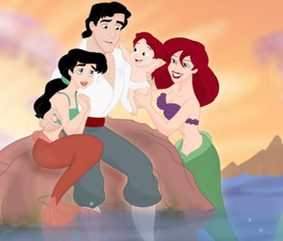 Как выглядят семьи диснеевских персонажей