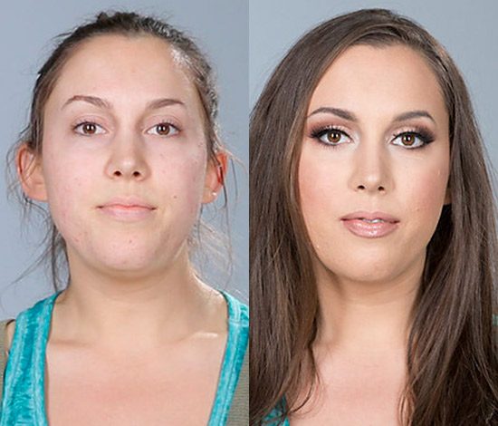 Удивительное преображение женщин при помощи макияжа