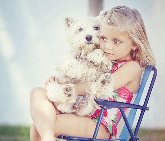 Топ-40 трогательных фотографий детей с животными