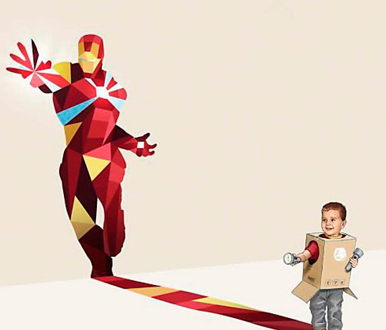 Супертени: иллюстрации о детских мечтах