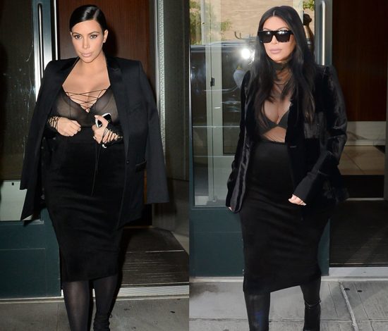 Редактор на неделю перевоплотилась в беременную Кардашьян