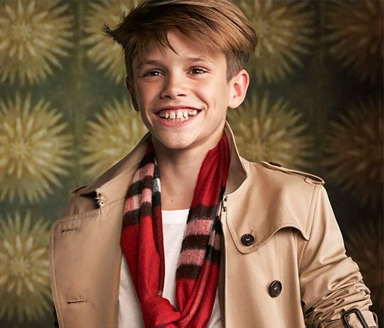 Ромео Бекхэм снялся в рекламе Burberry