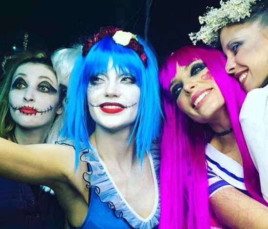 Как российские звезды отметили Хэллоуин