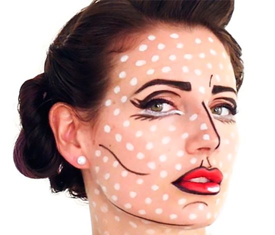 Идеальный поп-арт макияж для Хэллоуина