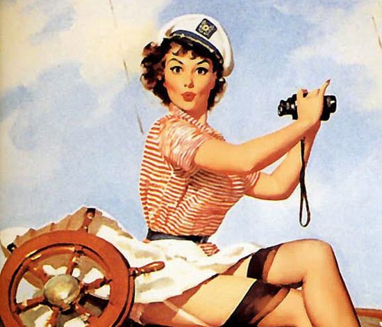 История рисунков в стиле пин-ап