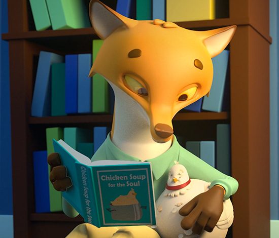 Трогательный мультфильм о лисе и цыпленке