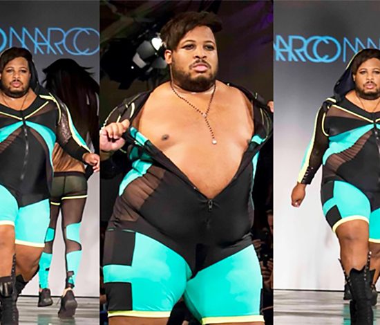 Этот мужчина творил невероятное на модном показе