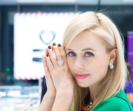 Мирослава Карпович и другие гости на открытии бутика Valtera