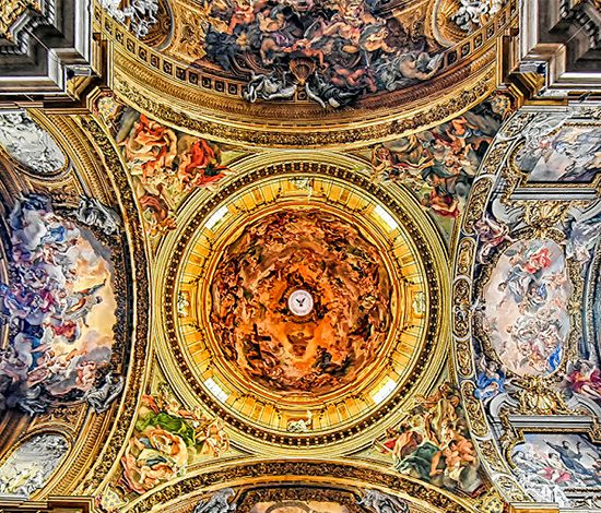 Самые красивые потолки Рима