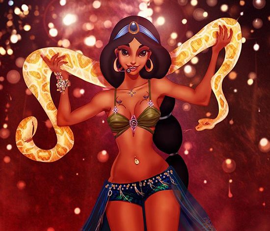 Диснеевские принцессы в знаменитых образах Бритни Спирс