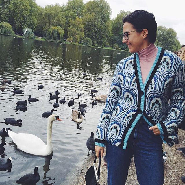Ксения Чилингарова любовалась в Лондоне утками и лебедями.