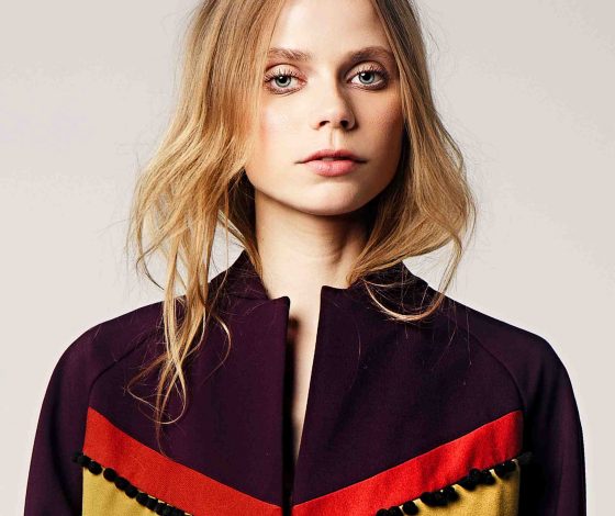 Твид и графические принты в лукбуке ERMA