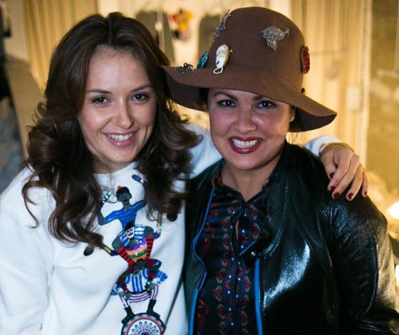 Анна Нетребко, Марат и Динара Сафины на открытии первого бутика Kатя Dobrяkova в Нью-Йорке