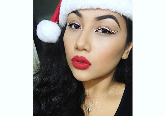 Новогодний тренд: конфетные стрелки на глазах. Такого ты еще не видела!