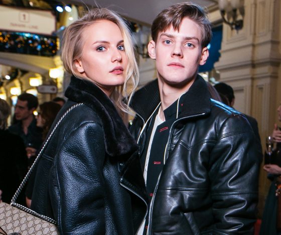 Табаков, Кристовские и Сати Казанова на празднование годовщины открытия первого бутика Paul Smith в России