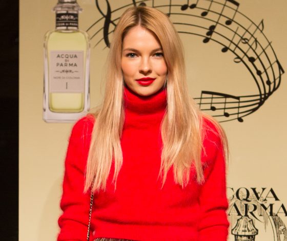 Наталья Бардо, Анастасия Меськова и Анна Цуканова-Котт на открытии корнера Acqua Di Parma