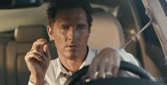 Мэттью Макконахи подвез студентов до общежития. Вот везунчики!