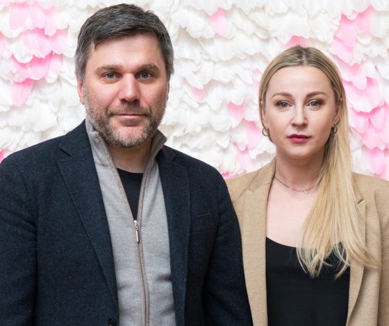 Ольга Медынич, Павел Табаков и Катерина Шпица на презентации коллекций Rendez-Vous