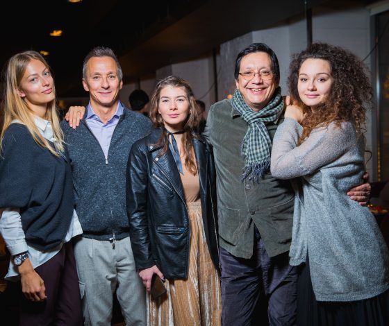 Михалковы и Егор Кончаловский на открытии Финского гастрономического фестиваля в ресторане «Vаниль»