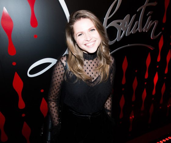 Юлия Топольницкая и Кристиан Лубутен на открытии флагманского бутика Christian Louboutin