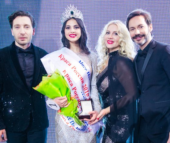 Митя Фомин и Екатерина Одинцова на финале фестиваля «Краса России»