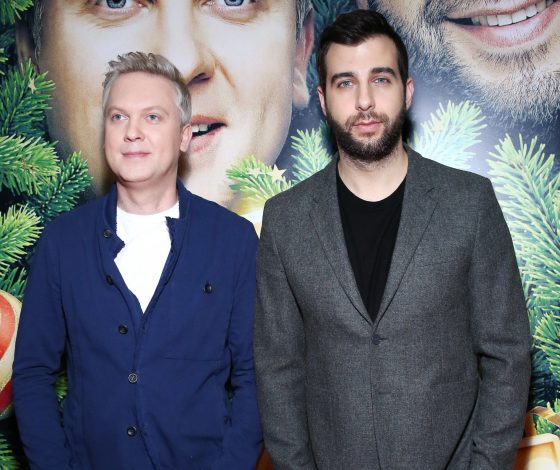 Иван Ургант, Сергей Светлаков, Анна Хилькевич и Саша Спилберг на премьере фильма «Ёлки 5»