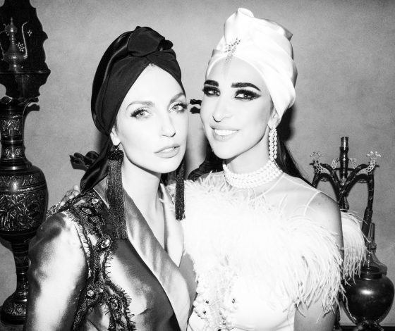 Саша Савельева, Татьяна Навка и Инна Маликова на восточной вечеринке в честь дня рождения Анастасии Задориной