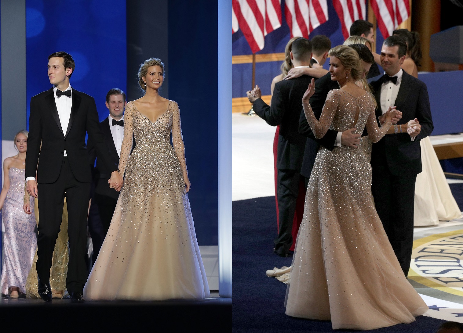 Иванка Трамп в платье Carolina Herrera