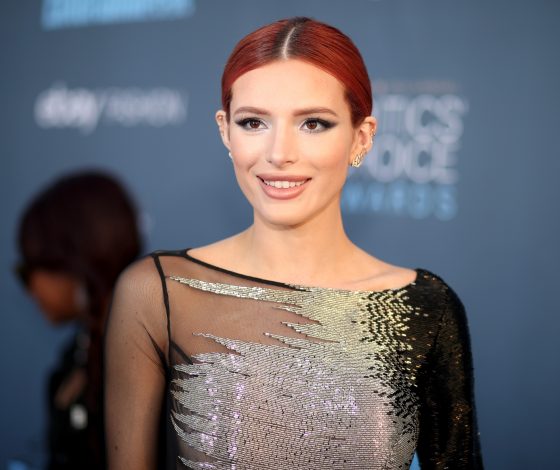 Шокирующая смелость: Белла Торн без белья, но в носках