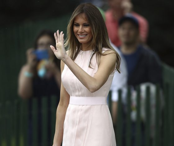 Мелания Трамп отпраздновала год в статусе первой леди. Без Дональда Трампа