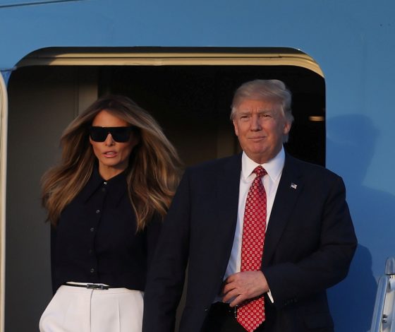 Новый выход Дональда Трампа и Мелании! Иванка тоже с ними!