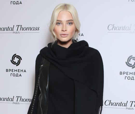 Алена Шишкова, Елена Летучая и Настасья Самбурская на показе Chantal Thomass