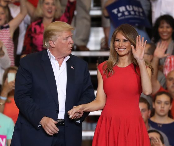 Новый красивый выход и громкое заявление Мелании Трамп