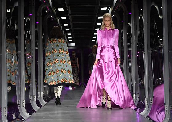 Показ Gucci здесь!