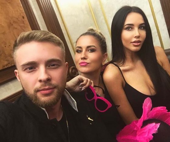 Егор Крид, Анастасия Решетова и Ханна на дне рождения жены музыкального директора Black Star