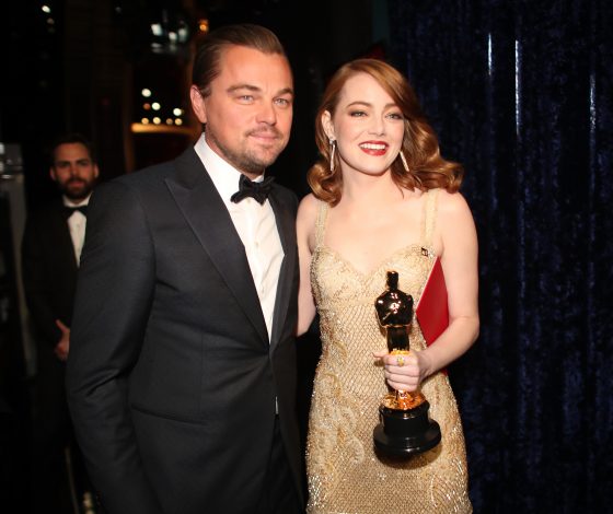 Эмма Стоун, Леонардо ДиКаприо, Мерил Стрип, Дакота Джонсон, Джастин Тимберлейк и другие звезды на премии «Оскар»