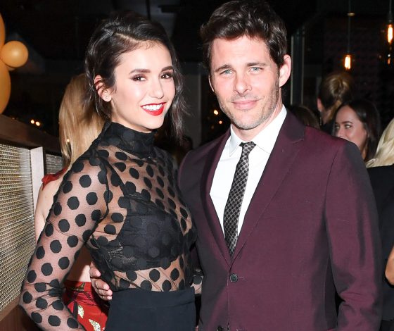 Джастин Тимберлейк, Дакота Джонсон и Нина Добрев на ужине Jimmy Choo и The Hollywood Reporter